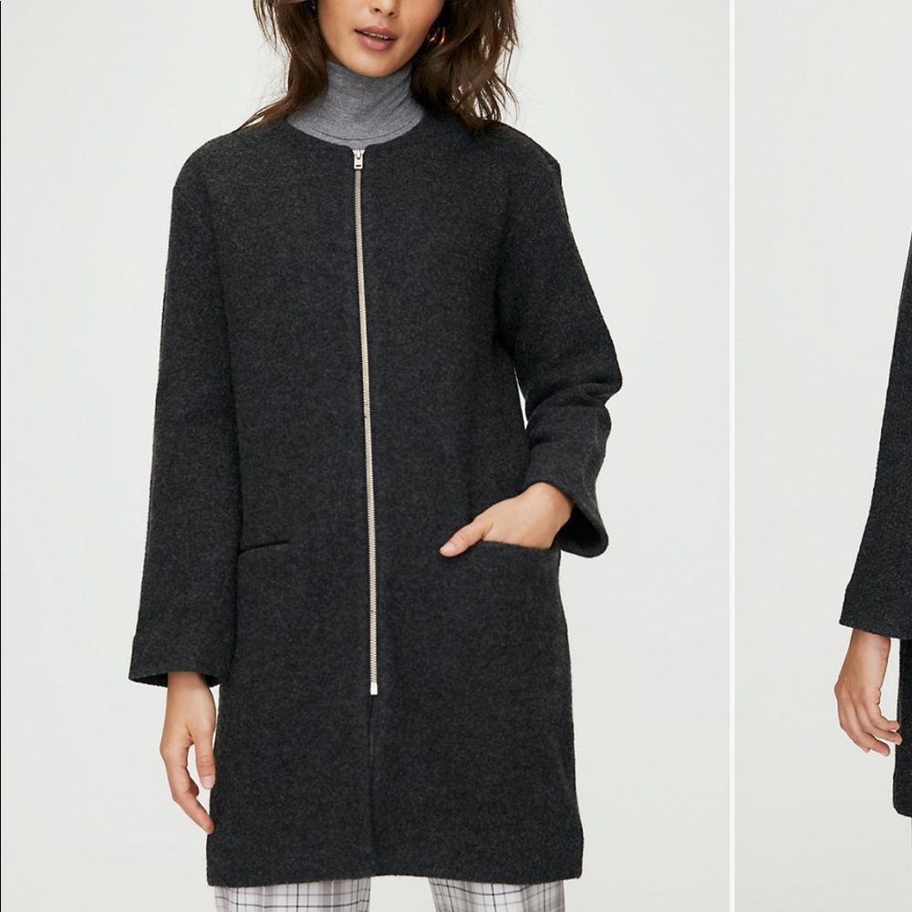 Wilfred Banville Jacket Charcoal Gray